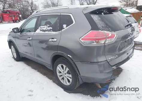 2016 Nissan Rogue Sv z USA, uszkodzony, nr VIN KNMAT2MV7GP613344
